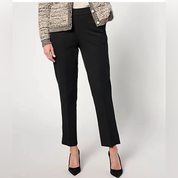 Isaac Mizrahi Live! Pull-on Ankle Length Pants - Picture 1 of 7